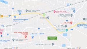 旭　道の駅　地図
